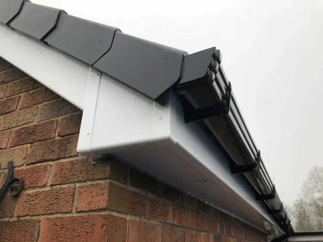 Fascia soffit and guttering installation on a property in Chingford