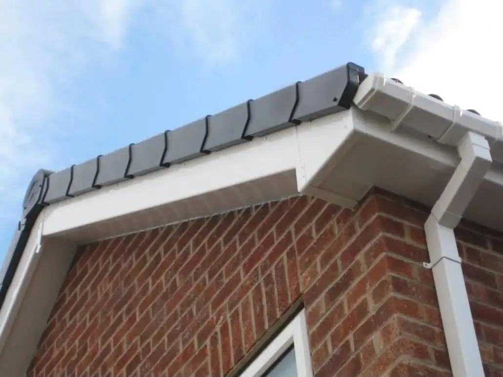 Guttering and roofline detail on a Chingford home