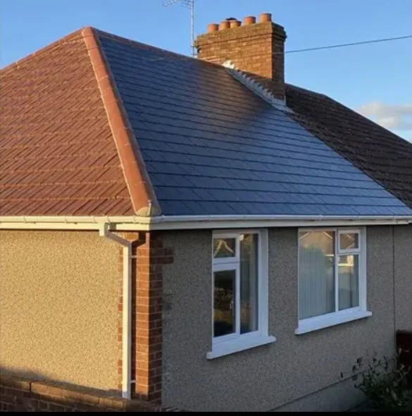Pitched roof tile repair work in Chingford